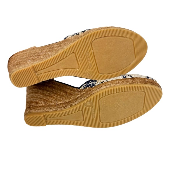 Viscata Barcelona Satuna Limited Edition Canvas Espadrille Wedges Size 9 / 40 - Picture 12 of 16